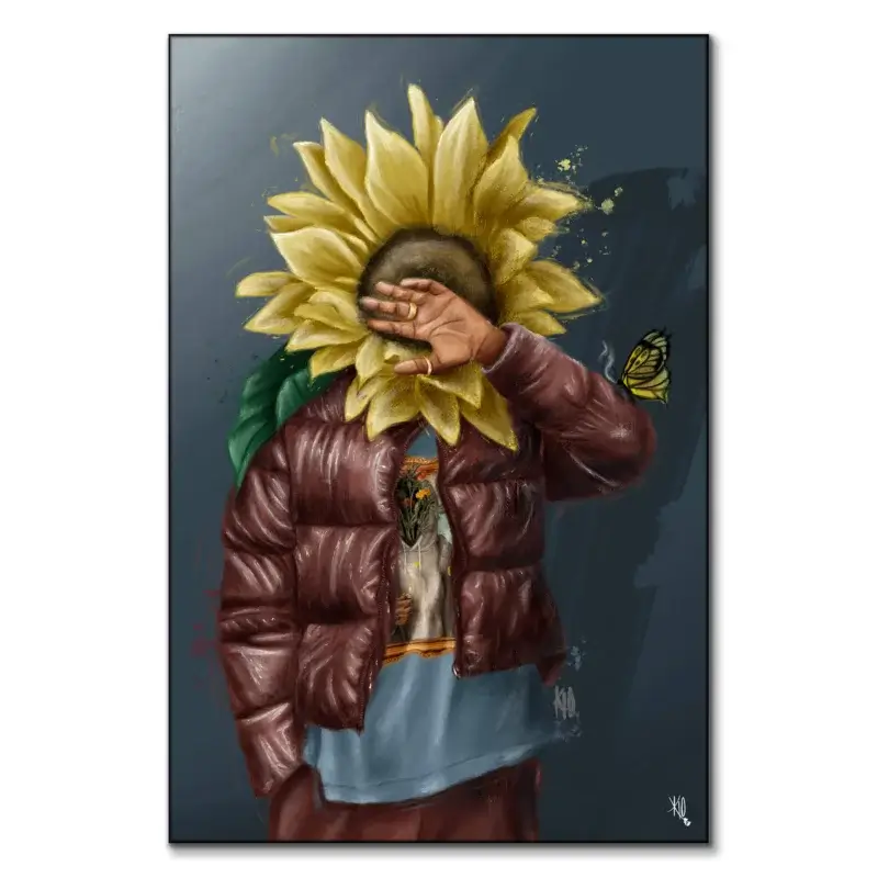Too Much Sun Yellow Wall Art by Kirsten Blaize