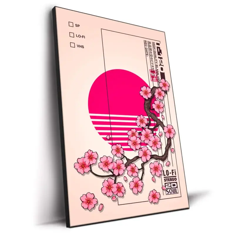 Japanese Retro VHS Cover Pop Art | BIG Wall Décor