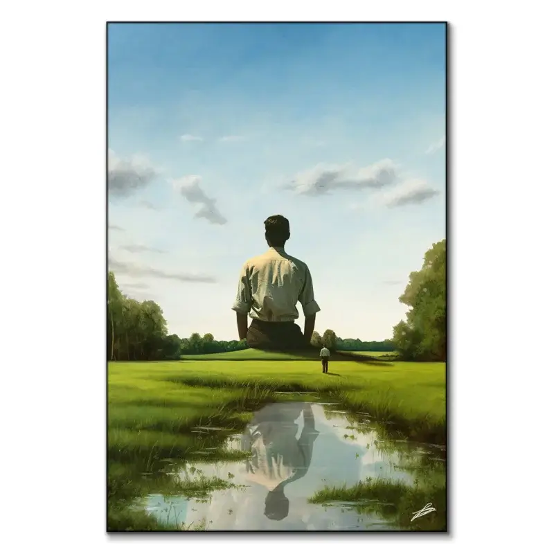 Reflecting Green Wall Art by Fran Rodríguez