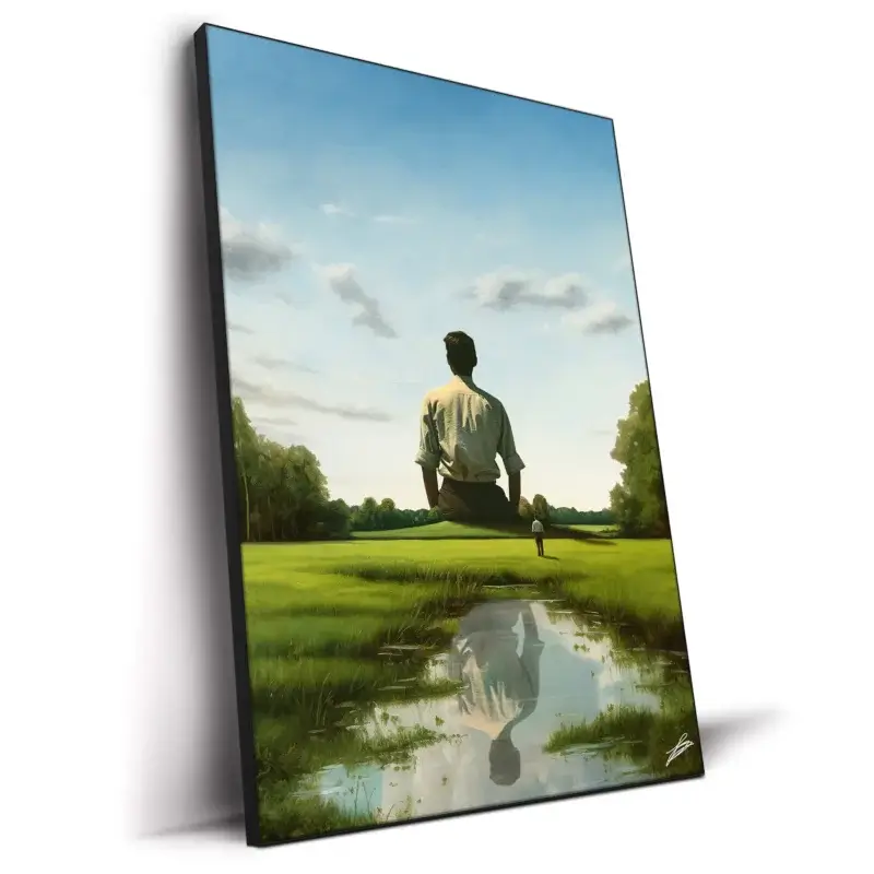 Reflecting Green Wall Decor by Fran Rodríguez