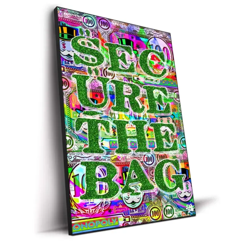 Monopoly Life Green Wall Decor by Jessica Stempel