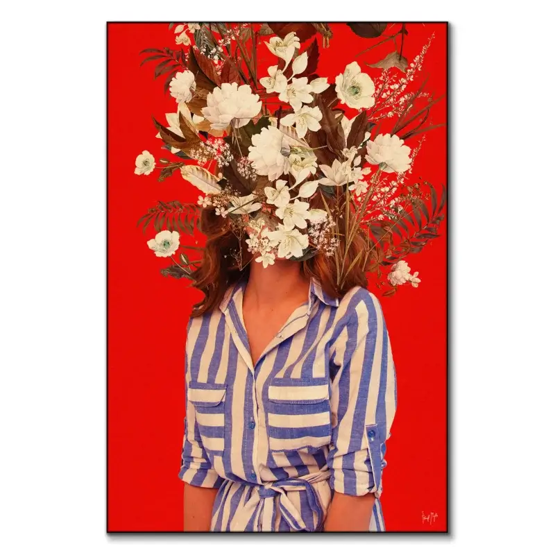 Your Strength is my Serenity Red Wall Art by Frank Moth