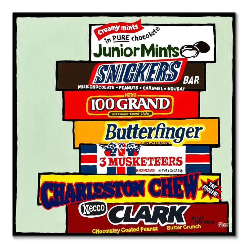 Chocolatier Colorful Wall Art by Art of Spanjer