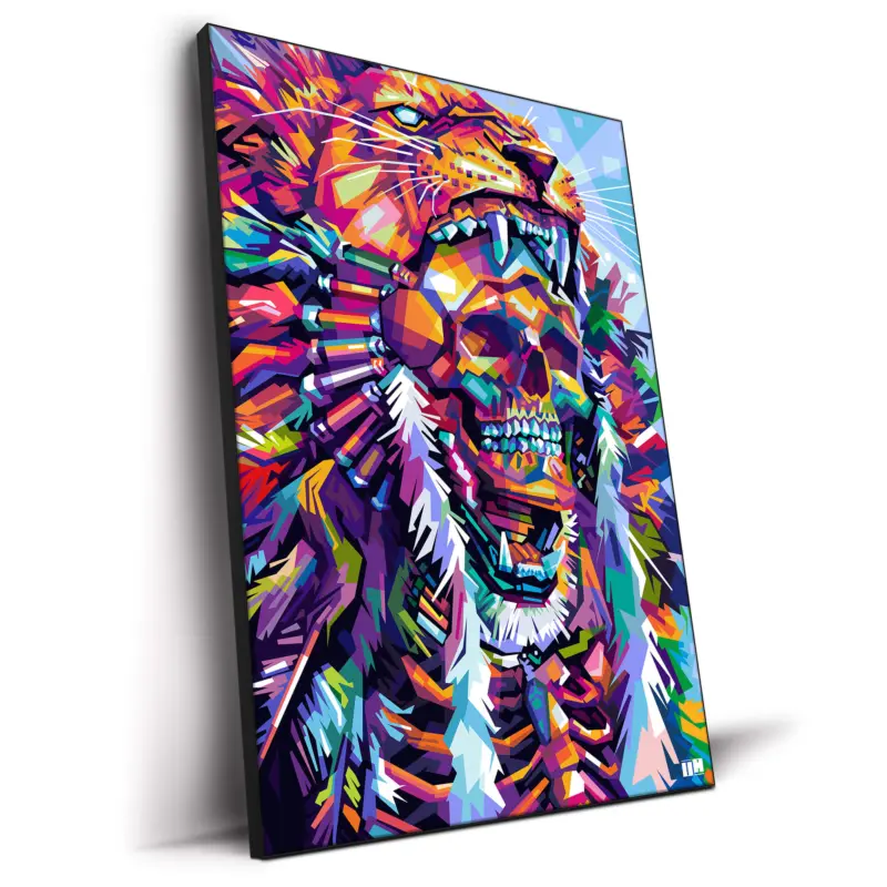 Unleashed Vibrant Wall Decor by Unfilter Art