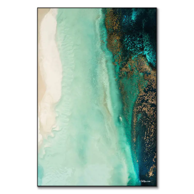 Jade Waters Vibrant Wall Art by Petra Meikle de Vlas
