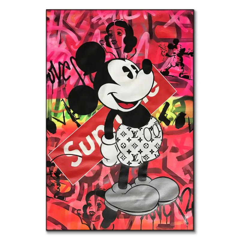 Mickey Supreme Warm Wall Art by Lukas Avalon