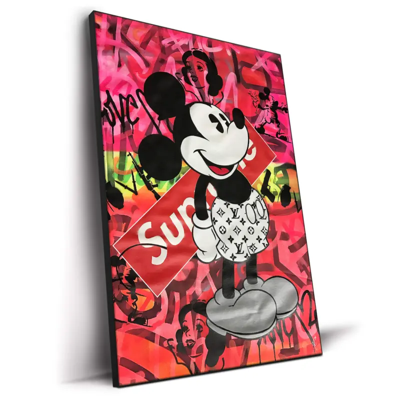 Mickey Supreme Warm Wall Decor by Lukas Avalon