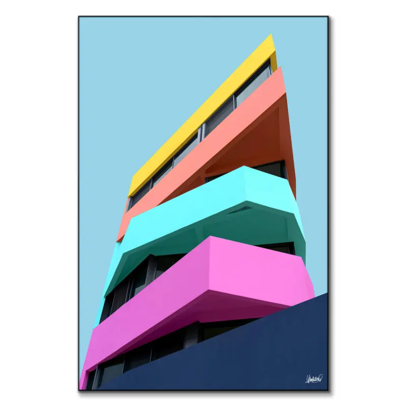 Colorful Arrow Vibrant Wall Art by Yamakasino