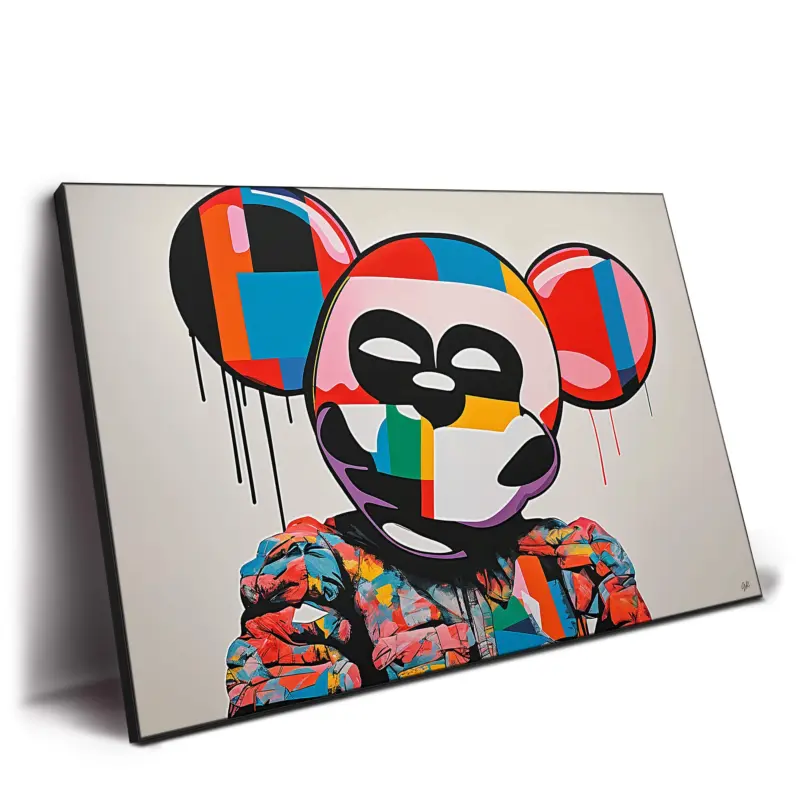 Mosaic of Expressions Colorful Wall Decor by George Rosaly