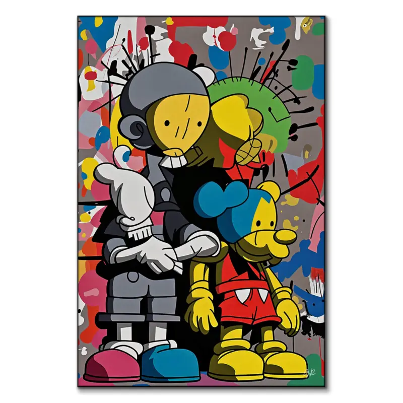 Born Different Colorful Wall Art by George Rosaly