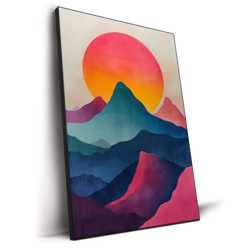 Over The Hills Vibrant Wall Decor by The Jackson Collective