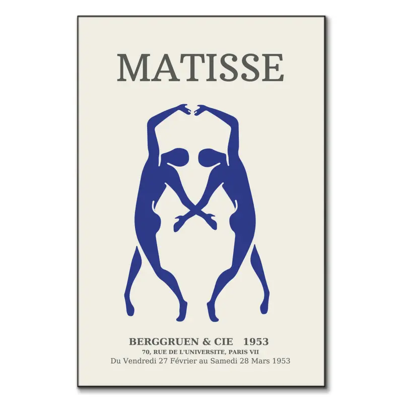 Love In Rhythm Blue Wall Art by The Jackson Collective