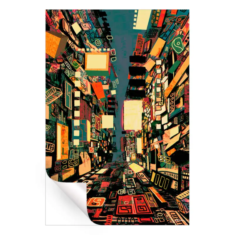 Feeling Extremely II Warm Wall Art by Daniel Ignacio