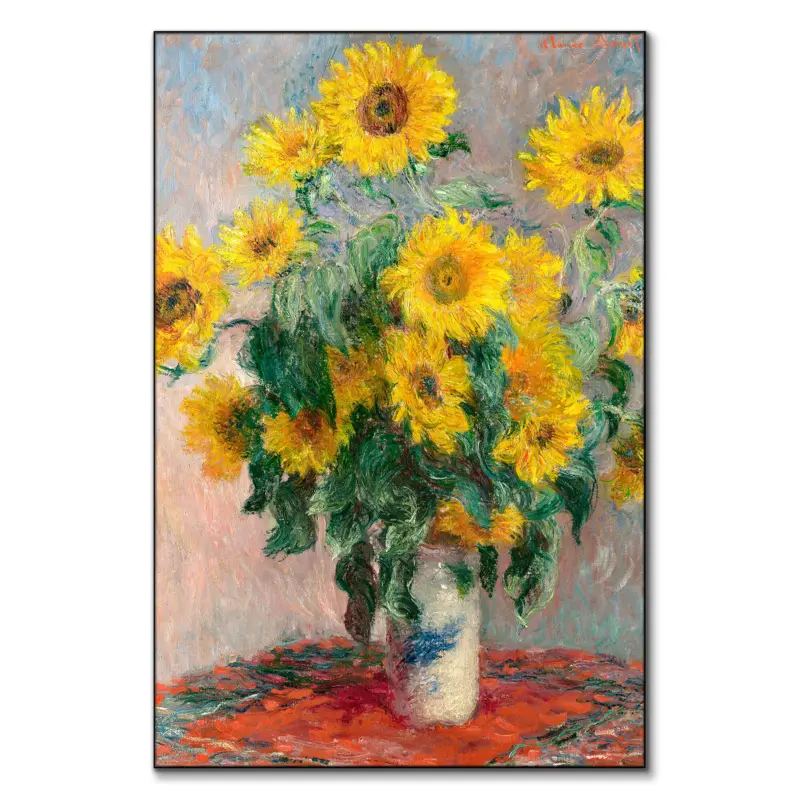 Bouquet of Sunflowers Yellow Wall Art by The Classics Collective