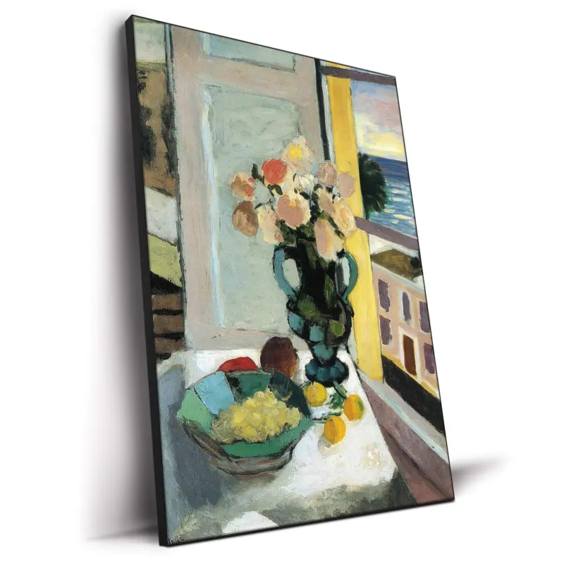 Flowers in front of a Window Pastel Wall Decor by The Classics Collective