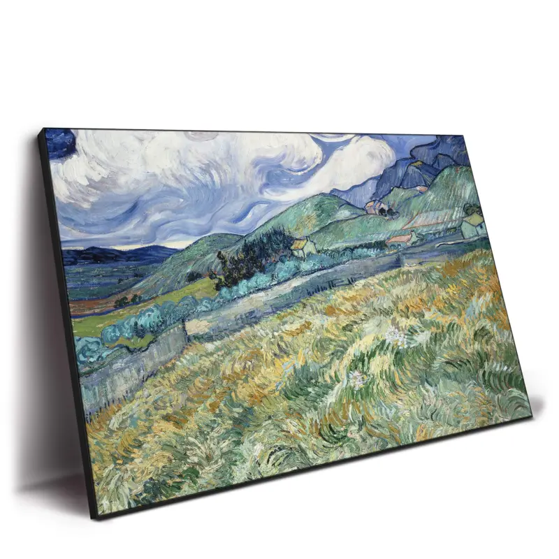 Landscape from Saint-Rémy Green Wall Decor by The Classics Collective