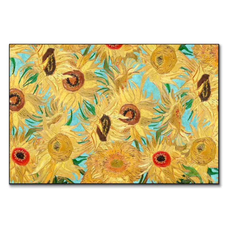 Van Gogh's "Sunflowers" Yellow Wall Art by The Classics Collective