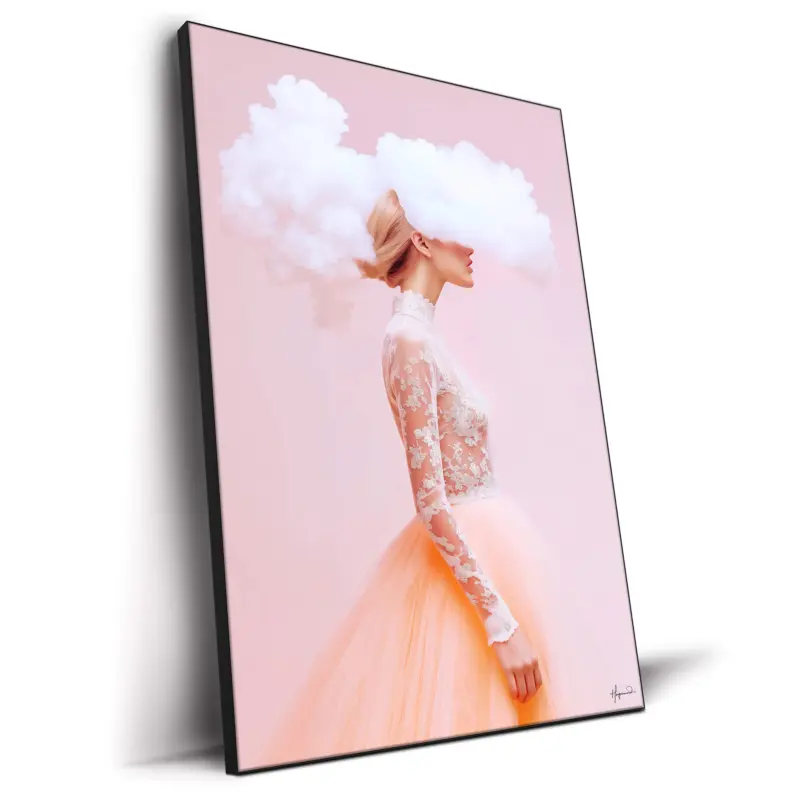 Grace Pink Wall Decor by Philippe HUGONNARD