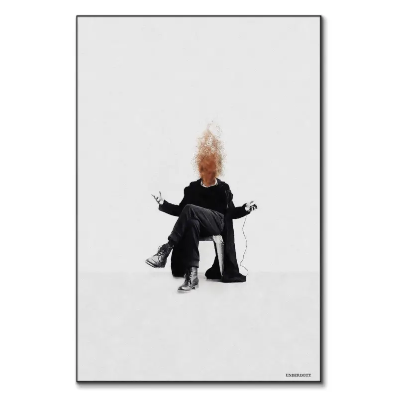 It Is What It Is Black and White Wall Art by Underdott