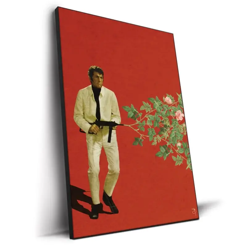 Kill Them With Love Red Wall Decor by BambashkART