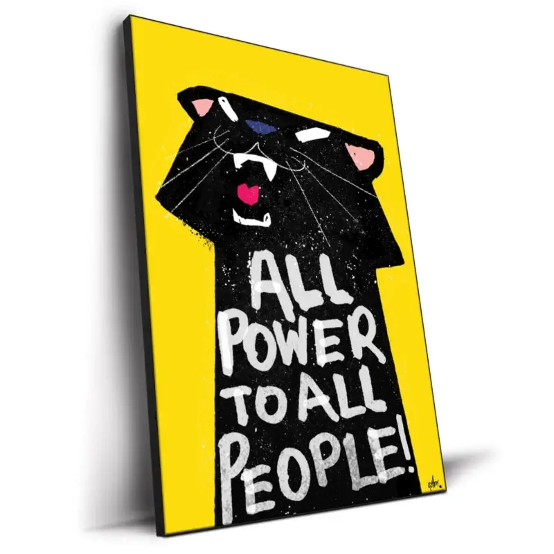 All Power to the People Vibrant Wall Decor by Quincy Ray
