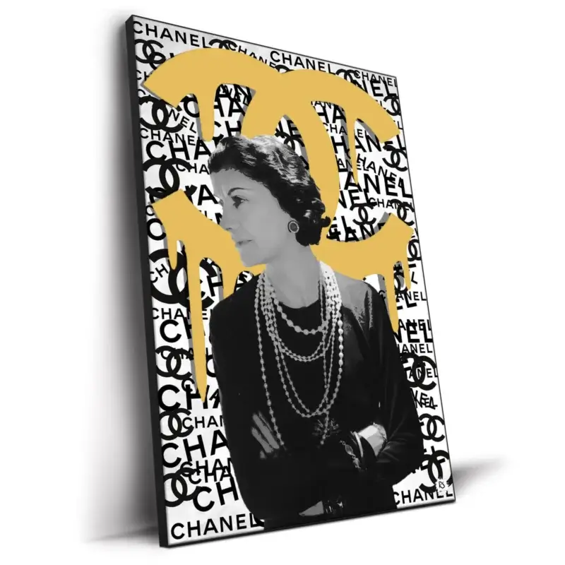 Coco Brand Vibrant Wall Decor by RS Artist