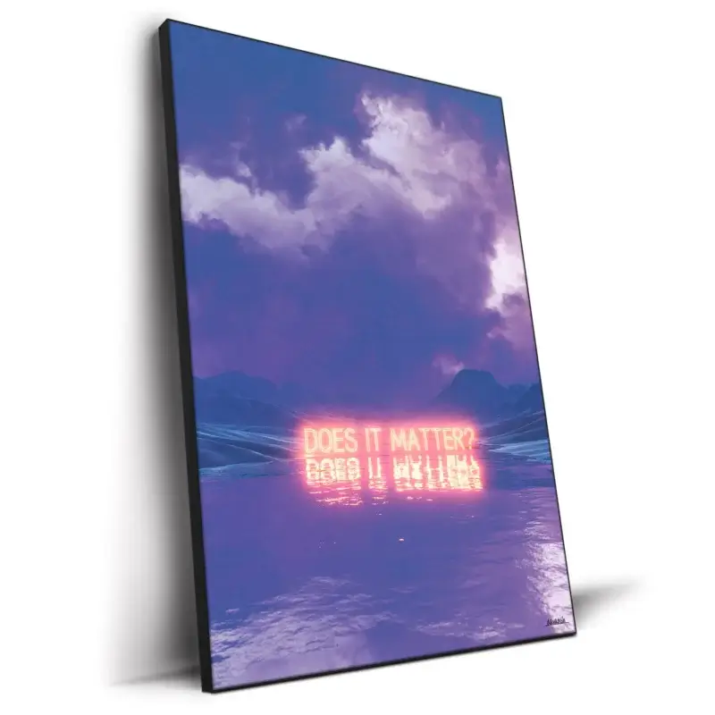 Does It Matter Vibrant Wall Decor by Davansh Atry