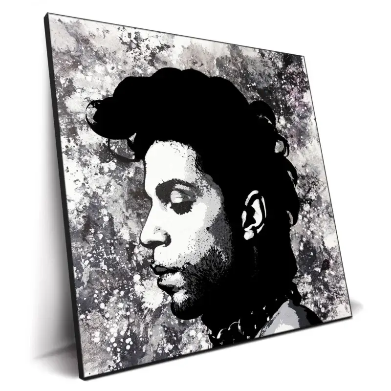 Prince Black and White Wall Decor by Lukas Avalon
