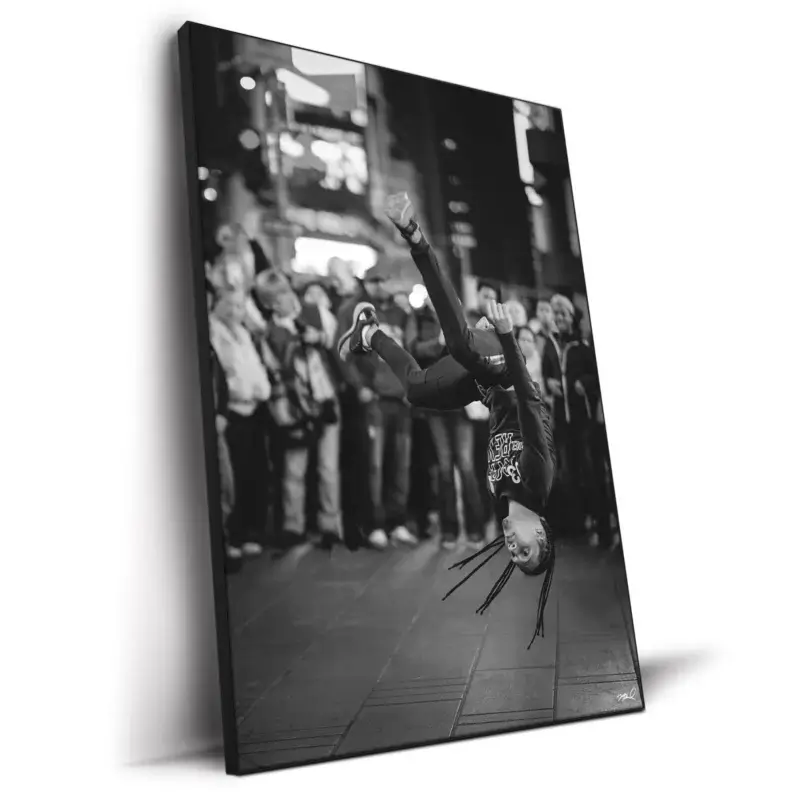Street Dancer Black and White Wall Decor by Nick Ford