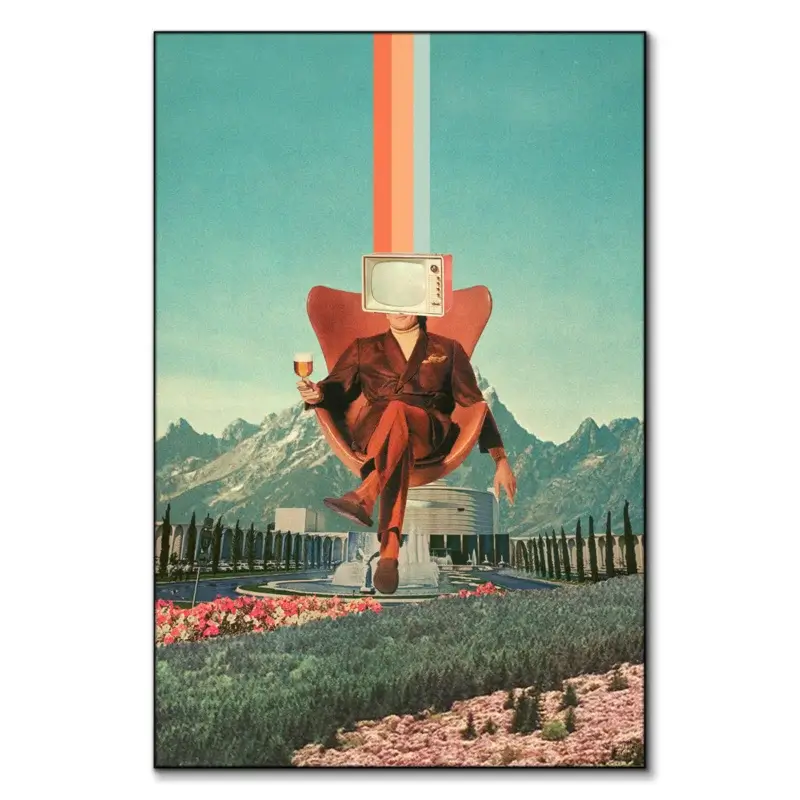 Enemy Warm Wall Art by Frank Moth