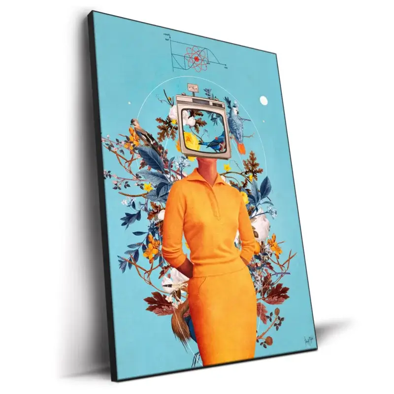 Don't Feed the Monitors With Your Dreams Vibrant Wall Decor by Frank Moth