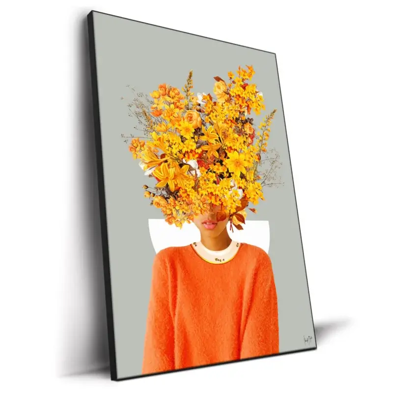 I Saw You Flower In The Reflection Of My Soul Warm Wall Decor by Frank Moth