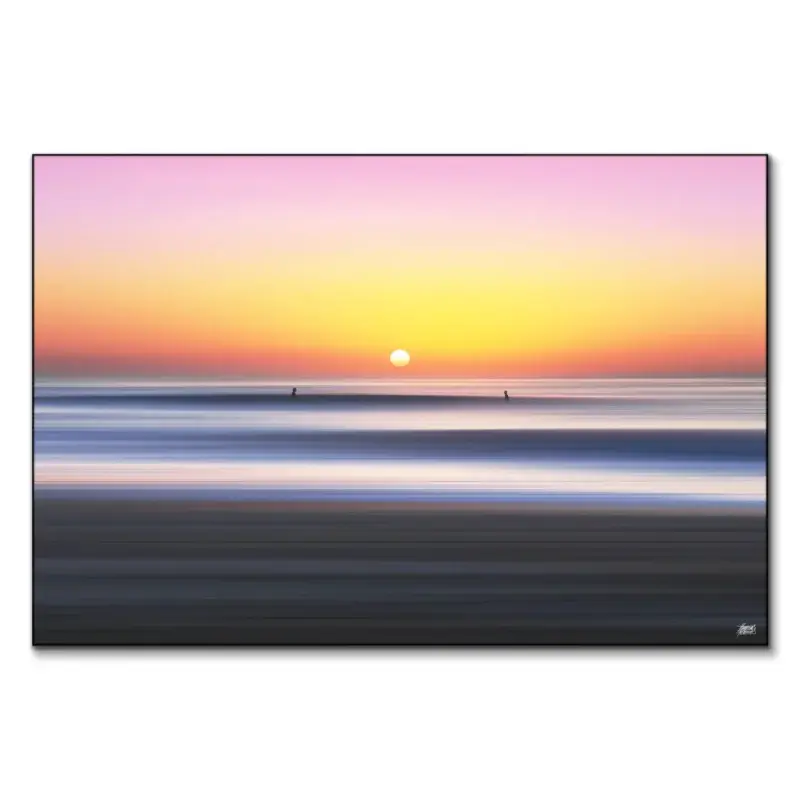 Sharing Sunset Warm Wall Art by Thomas Fotomas