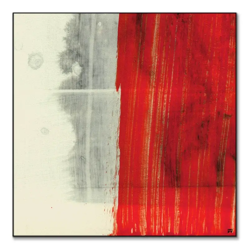 Red Split Red Wall Art by Jared Hankins