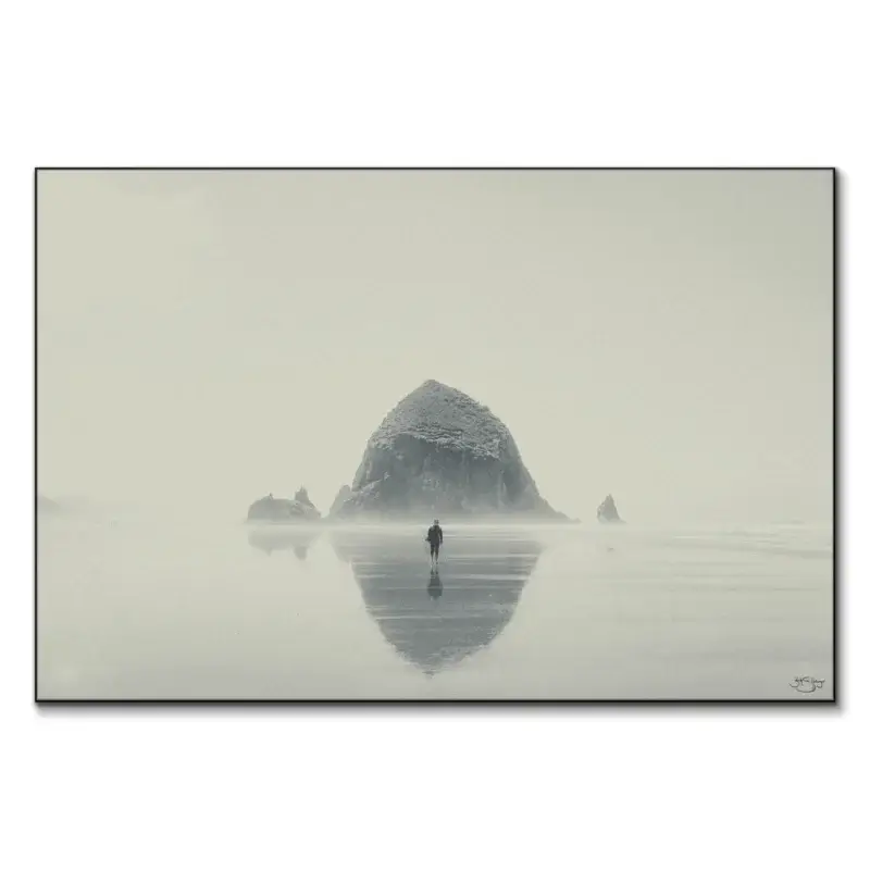 Gone Black and White Wall Art by Zachary Snellenberger