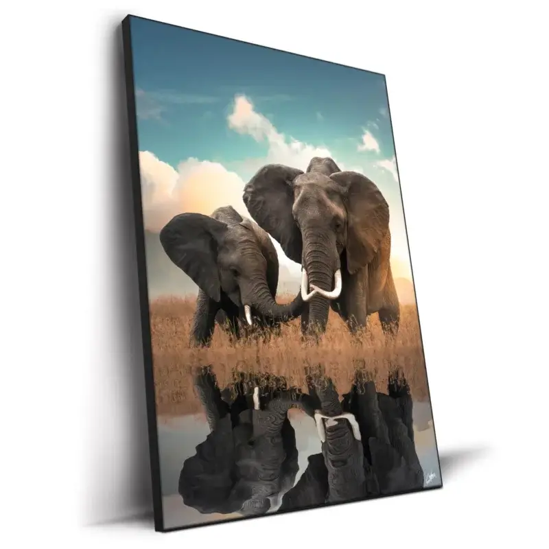 Elephant Love Wall Decor by Zenja Gammer