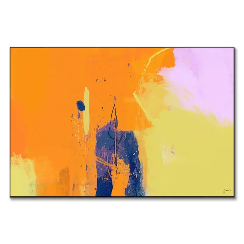 Chat of Joy Vibrant Wall Art by Artur Chen