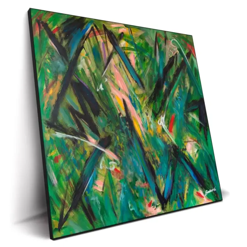Jungle Green Wall Decor by Bob Lombardi