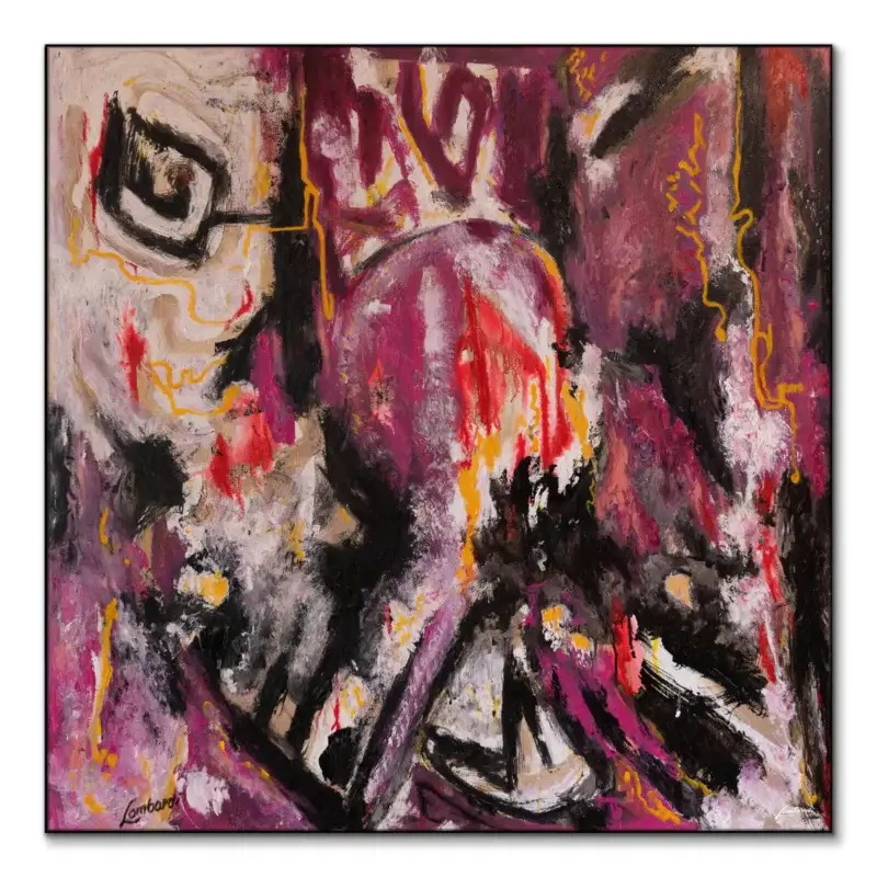Eyes Dark Wall Art by Bob Lombardi