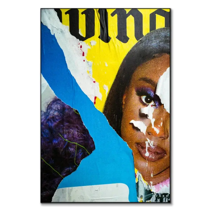 Glamor and Glitz Yellow Wall Art by Nick Ford
