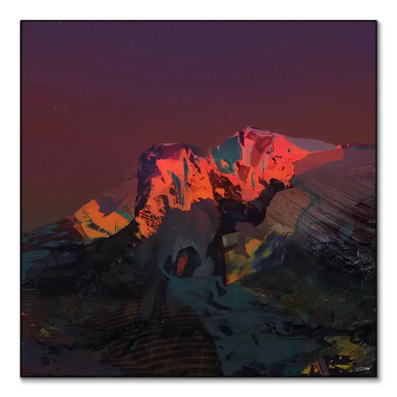 Alpenglow Warm Wall Art by Jamison Gish
