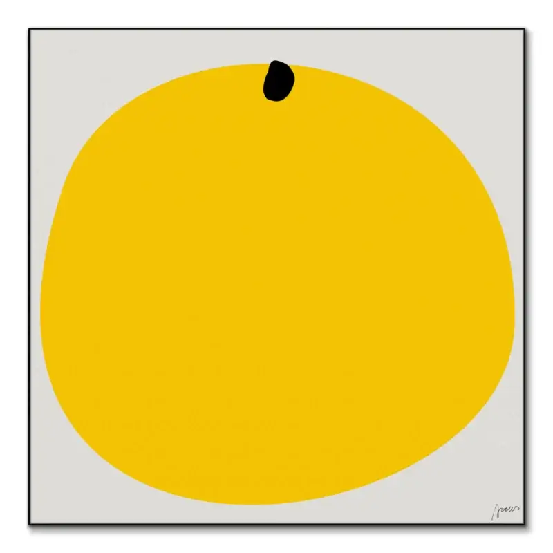 Good Luck Yellow Wall Art by Artur Chen