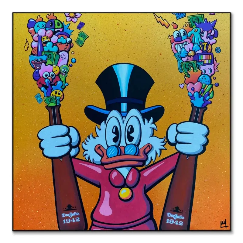 Poppin Bottles Warm Wall Art by Wegs.Art