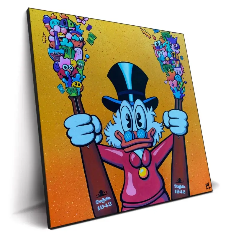 Poppin Bottles Warm Wall Decor by Wegs.Art