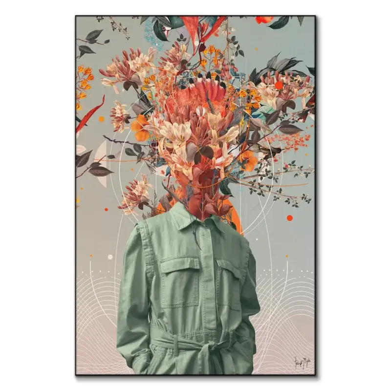 You Smell Like Home Green Wall Art by Frank Moth