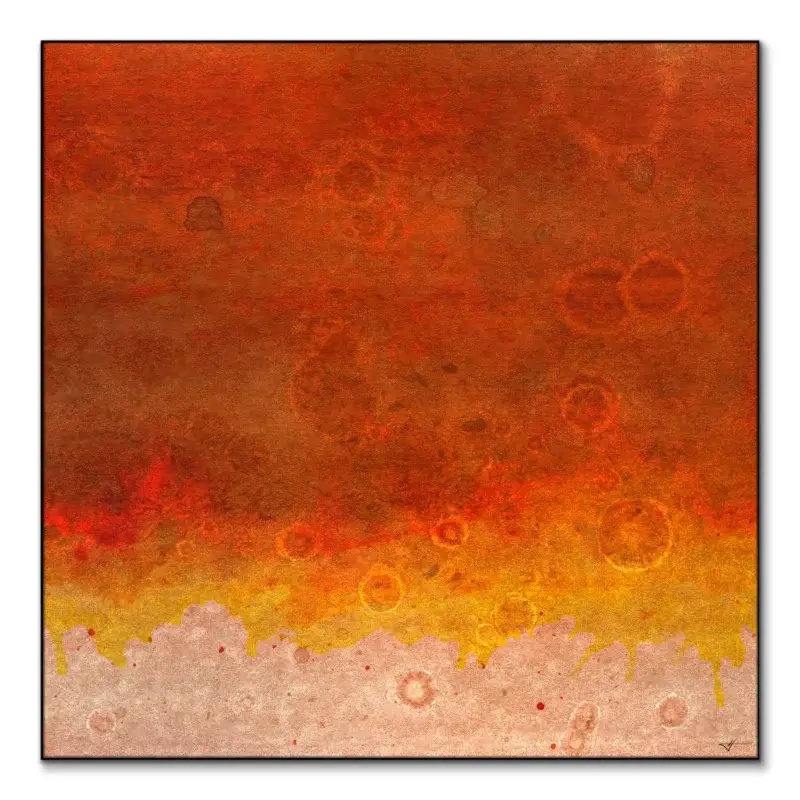 Eruption Warm Wall Art by Jared Hankins
