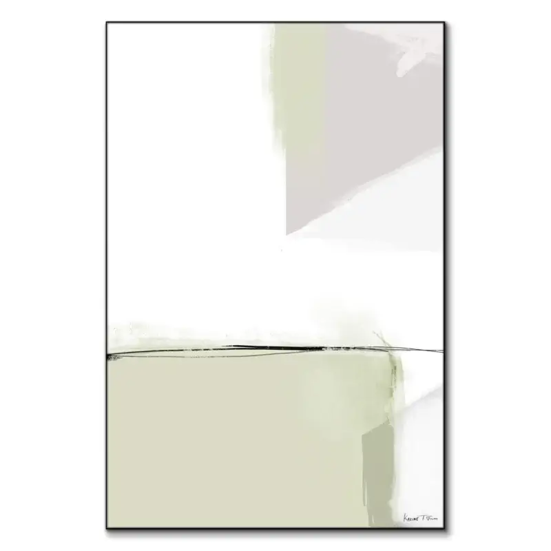Salt No. 2 Green Wall Art by Karine Tonial Grimm