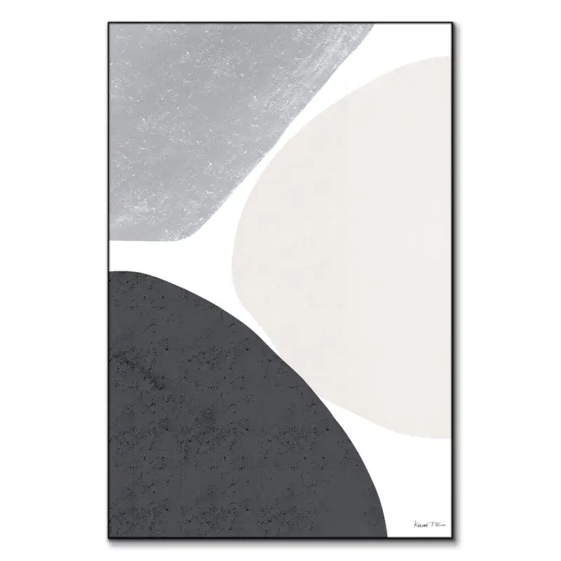 High Enough Black and White Wall Art by Karine Tonial Grimm