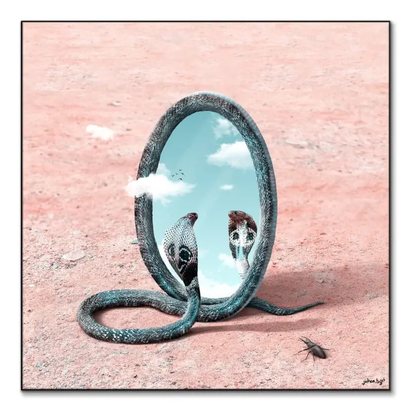Spiritual Journey Cool Wall Art by Julien Tabet