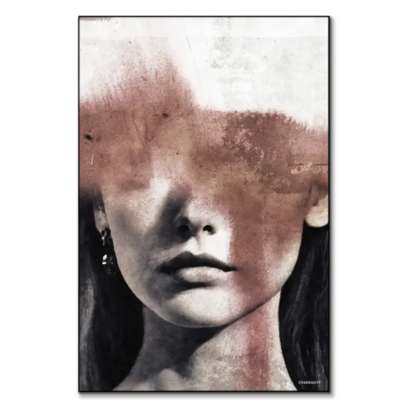 Abstract Reality Red Wall Art by Underdott